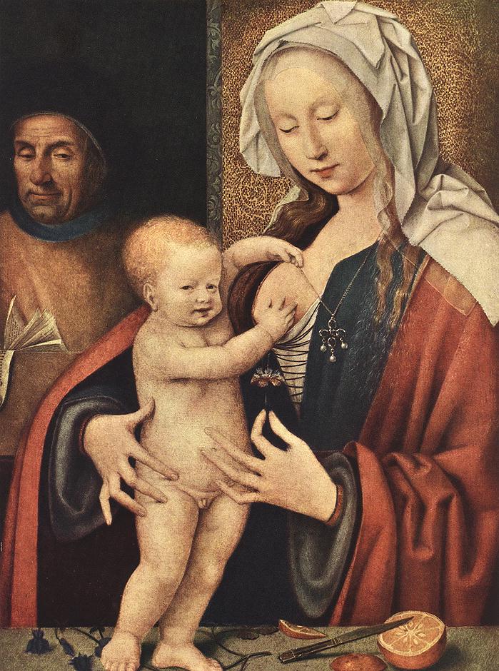 CLEVE, Joos van The Holy Family fdg